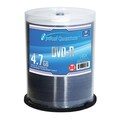 Optical Quantum 100 Pack 16x DVD-R Media White Thermal Everest Printable OQBQDMR16WTP-E | Zoro
